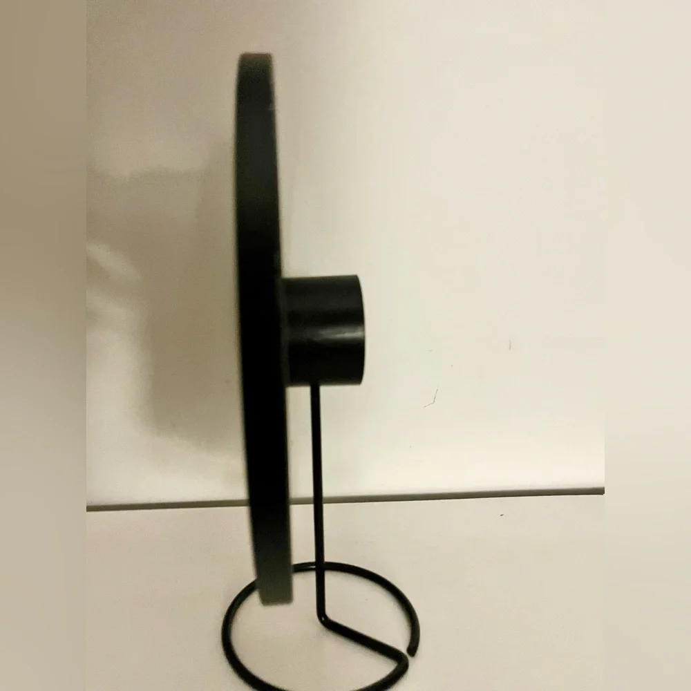 Round Infinity Frame Black 8” Floating design with removable stand by Umbria